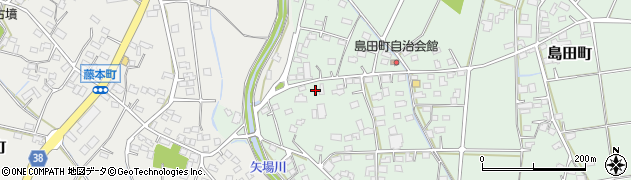 栃木県足利市島田町410周辺の地図