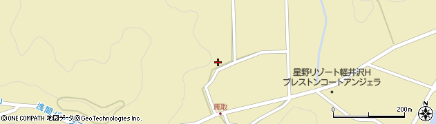 長野県北佐久郡軽井沢町発地655周辺の地図