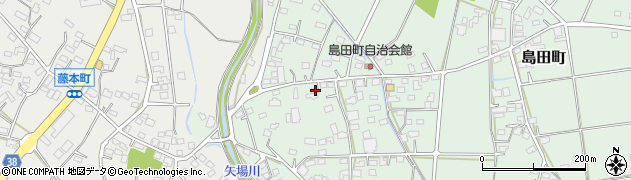 栃木県足利市島田町411周辺の地図
