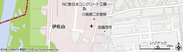 茨城県筑西市伊佐山周辺の地図