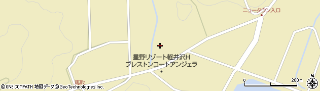 軽井沢南教会周辺の地図
