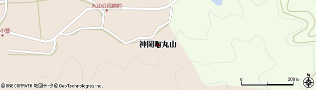 岐阜県飛騨市神岡町丸山周辺の地図