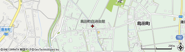 栃木県足利市島田町433周辺の地図