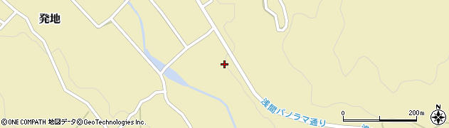 長野県北佐久郡軽井沢町発地1556周辺の地図
