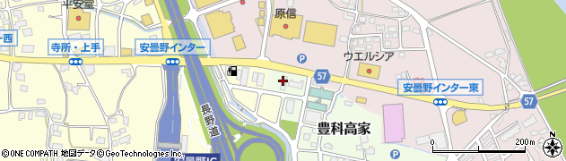 太陽建機レンタル株式会社　豊科支店周辺の地図