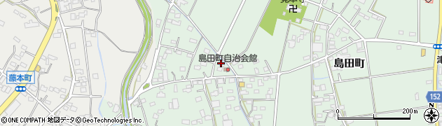 栃木県足利市島田町434周辺の地図