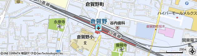 倉賀野駅南口自転車駐車場周辺の地図