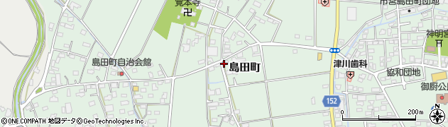 栃木県足利市島田町507周辺の地図