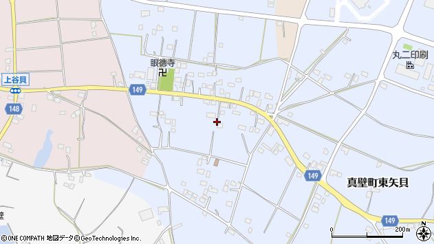 〒300-4429 茨城県桜川市真壁町東矢貝の地図