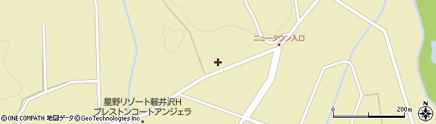 長野県北佐久郡軽井沢町発地303周辺の地図