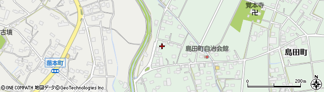 栃木県足利市島田町440周辺の地図