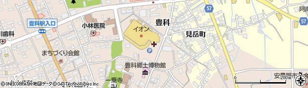 タツミヤ豊科店周辺の地図