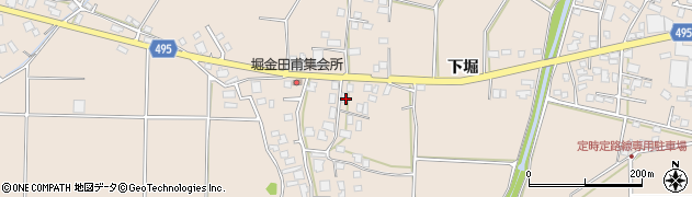 長野県安曇野市堀金烏川下堀4243周辺の地図
