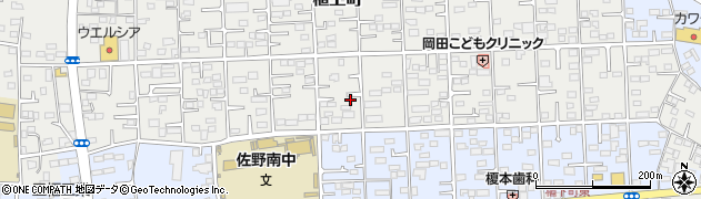 栃木県佐野市植上町1376周辺の地図