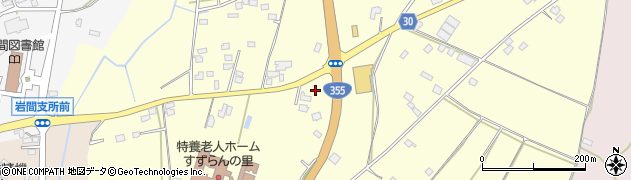 茨城県笠間市土師1280周辺の地図