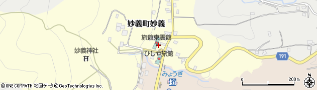 萩原芳泉堂周辺の地図