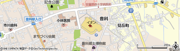 キャンドゥイオン豊科店周辺の地図