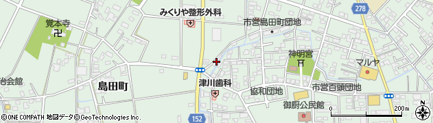 栃木県足利市島田町594周辺の地図
