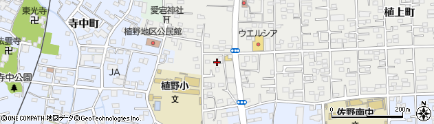 栃木県佐野市植上町1299周辺の地図