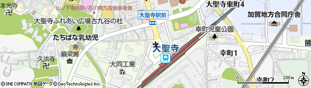 大聖寺駅周辺の地図