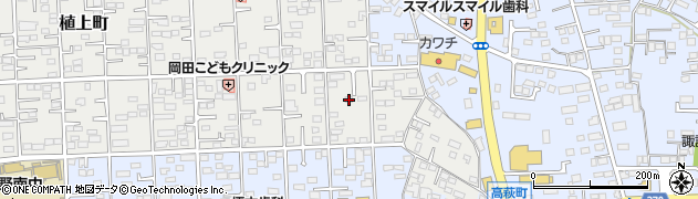 栃木県佐野市植上町1438周辺の地図