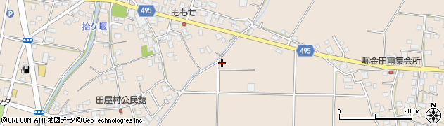長野県安曇野市堀金烏川下堀4160周辺の地図
