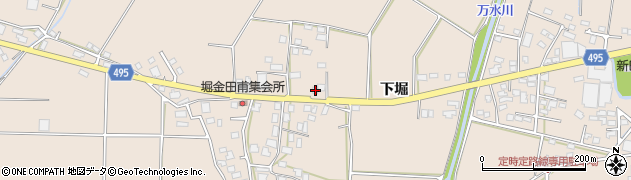 長野県安曇野市堀金烏川下堀3991周辺の地図
