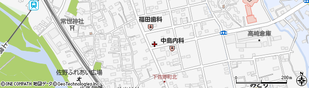 群馬県高崎市下佐野町11周辺の地図