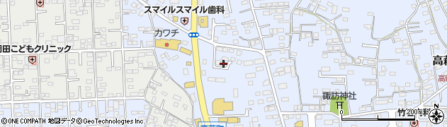 栃木県佐野市高萩町460周辺の地図