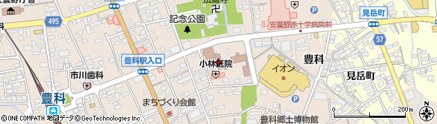 松本広域消防局豊科消防署周辺の地図