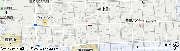 栃木県佐野市植上町1363周辺の地図