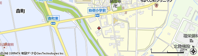 石川県加賀市勅使町（ル）周辺の地図