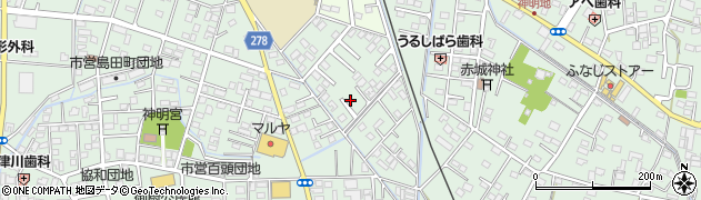 栃木県足利市島田町677周辺の地図