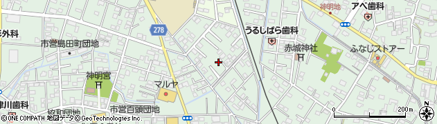 栃木県足利市島田町676周辺の地図