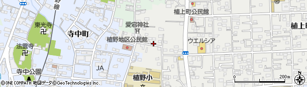 栃木県佐野市植上町1797周辺の地図