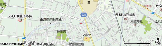 栃木県足利市島田町659周辺の地図