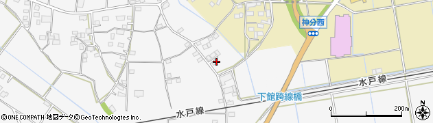 茨城県筑西市飯島34周辺の地図