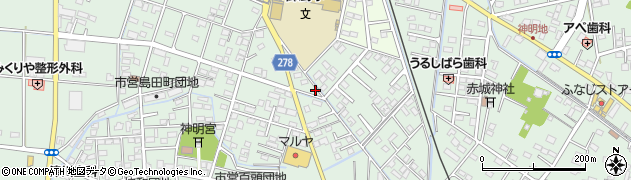 栃木県足利市島田町682周辺の地図