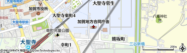 加賀公共職業安定所周辺の地図