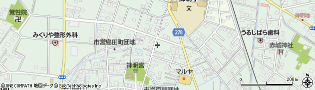 栃木県足利市島田町652周辺の地図