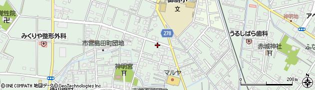 栃木県足利市島田町656周辺の地図