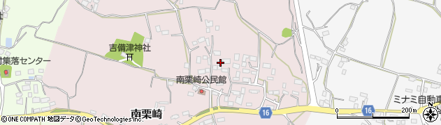 茨城県茨城町（東茨城郡）南栗崎周辺の地図