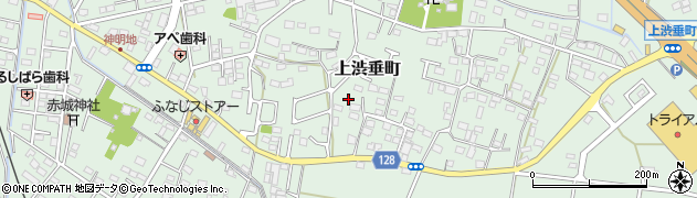 栃木県足利市上渋垂町周辺の地図