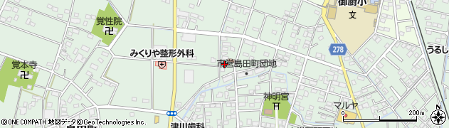 栃木県足利市島田町613周辺の地図
