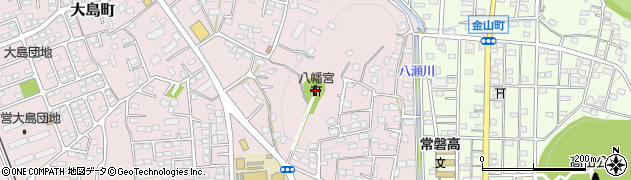 八幡宮周辺の地図