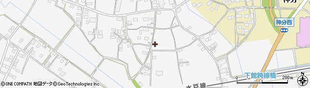 茨城県筑西市飯島123周辺の地図