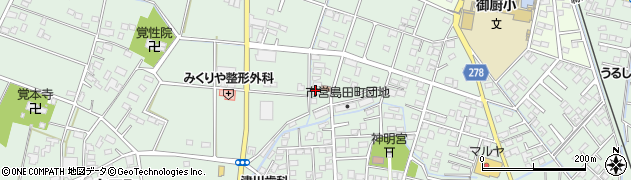 栃木県足利市島田町614周辺の地図