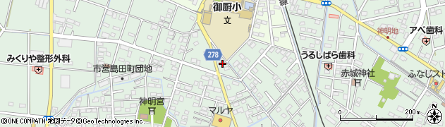栃木県足利市島田町681周辺の地図