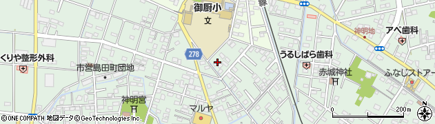 栃木県足利市島田町690周辺の地図