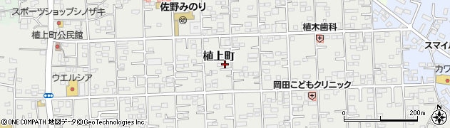 栃木県佐野市植上町1641周辺の地図